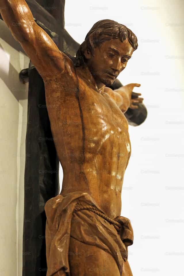 Cristo crocifisso - Immagini stock cattoliche