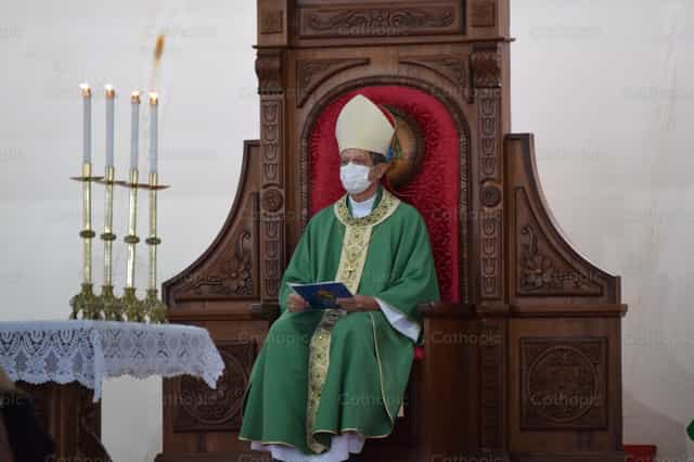 Bishop at Mass - Catholic stock images