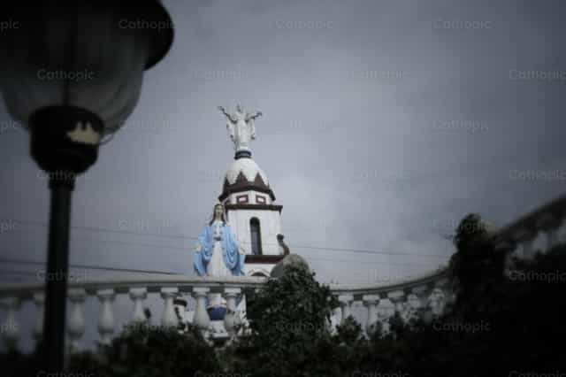 Estatwa ng Birheng Maria - Mga Catholic stock image