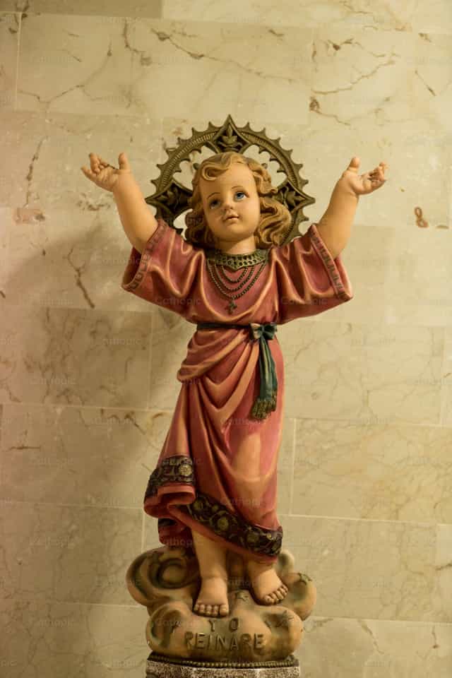 Jésus, Enfant divin - Images catholiques de stock