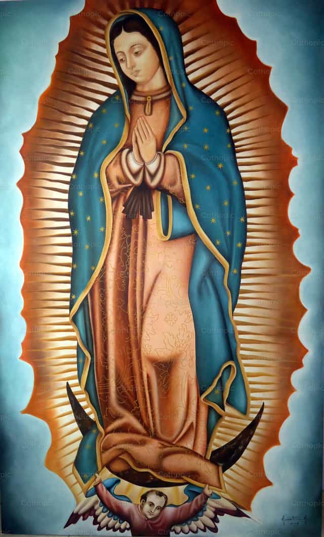 Virgin of Guadalupe - Catholic stock images