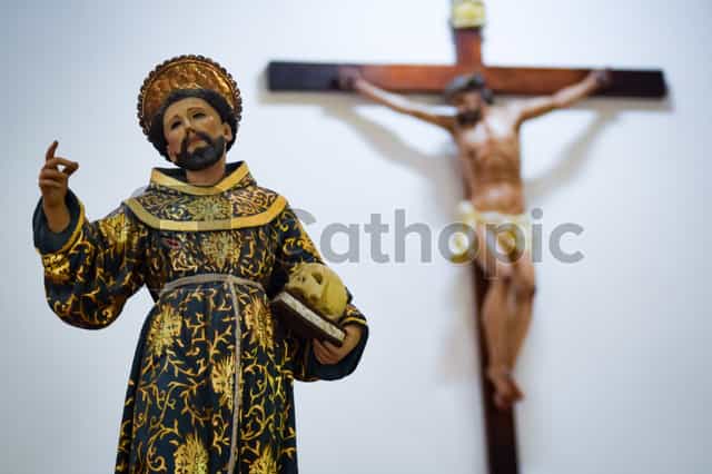 Saint François d’Assise - Images catholiques de stock