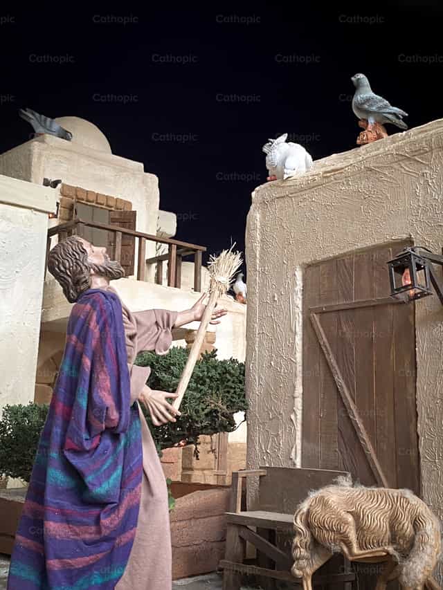 Personaje Aldeano - Pesebre - Banco de imágenes católicas - Fotografía por Carolina BR