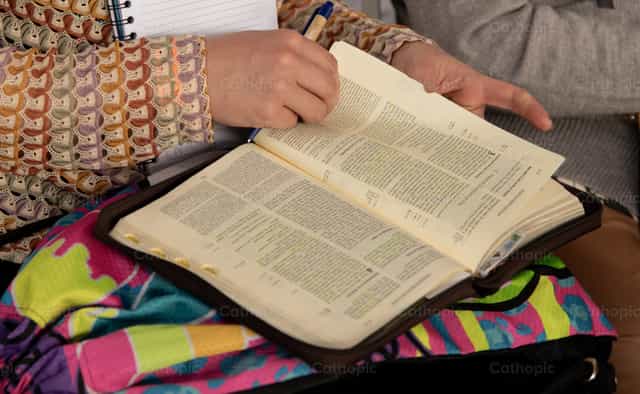 Within the pages of the Bible - Catholic stock images - Photo by Carolina BR