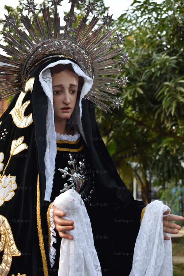 Madre Addolorata - Immagini stock cattoliche