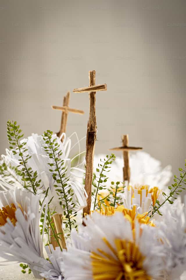 Detail of crosses - Catholic stock images - Photo by Carolina BR