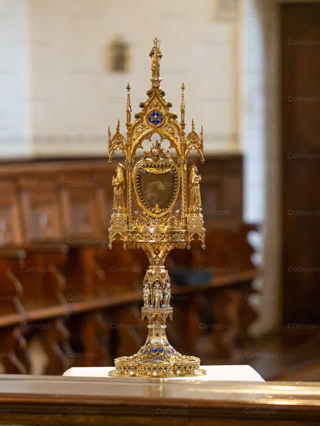 La reliquia del corazon de San Francisco de Sales - Banco de imágenes católicas