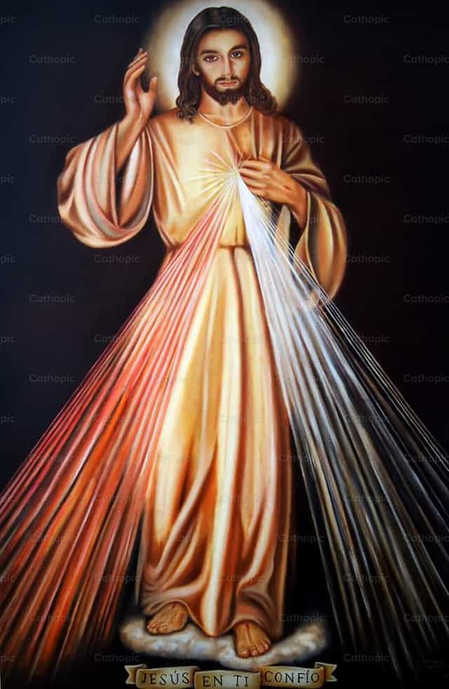 Jezus Miłosierny - Katolickie zdjęcia stockowe