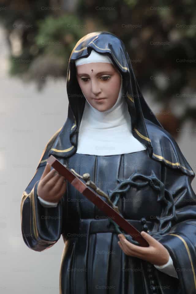 Sainte Rita de Cascia - Images catholiques de stock