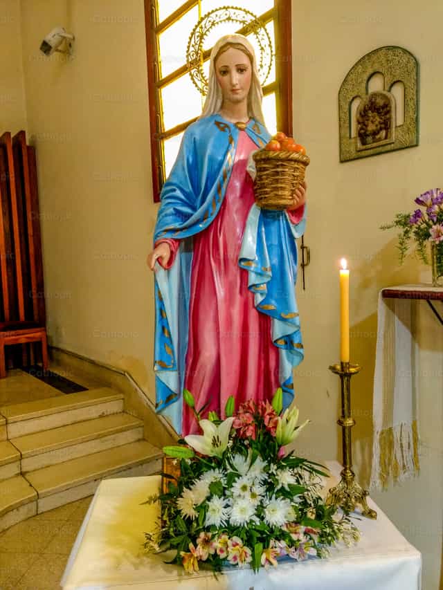 Estatua de la Virgen Maria - Banco de imágenes católicas
