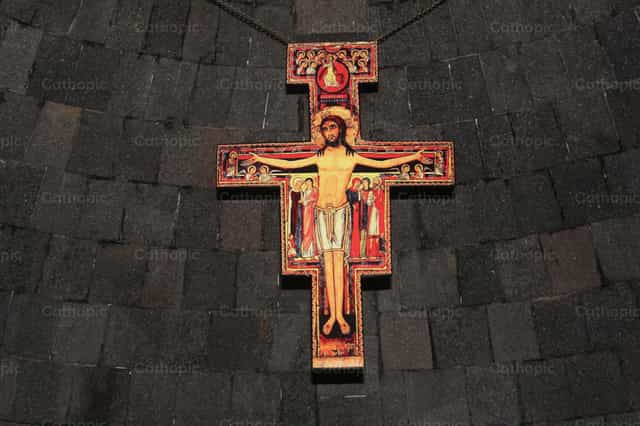 Cristo de San Damian - Banco de imágenes católicas