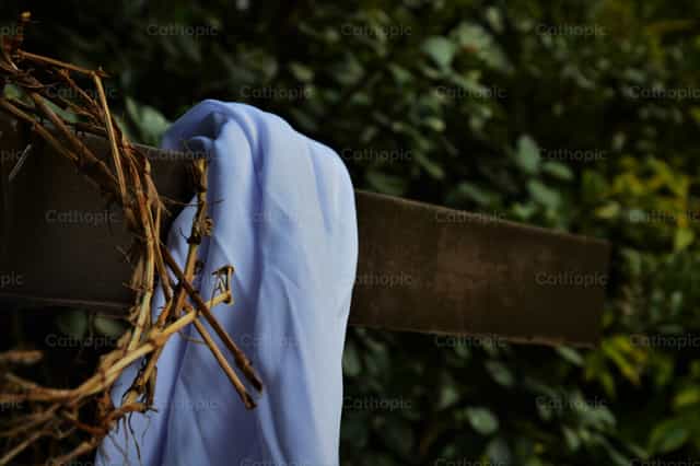 He is not here, he has risen from the dead - Catholic stock images