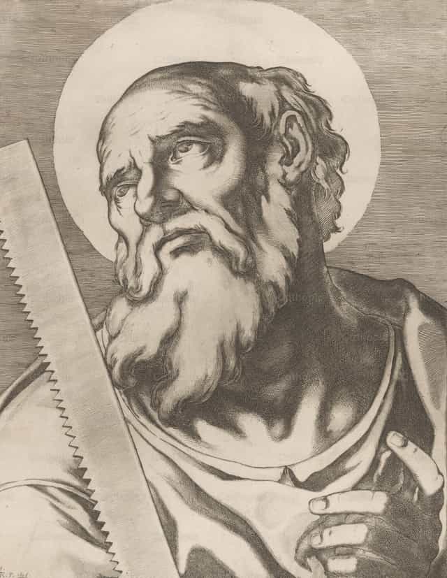 热心的圣西满 - 天主教图库图片 - 摄影： Restored Christian Art