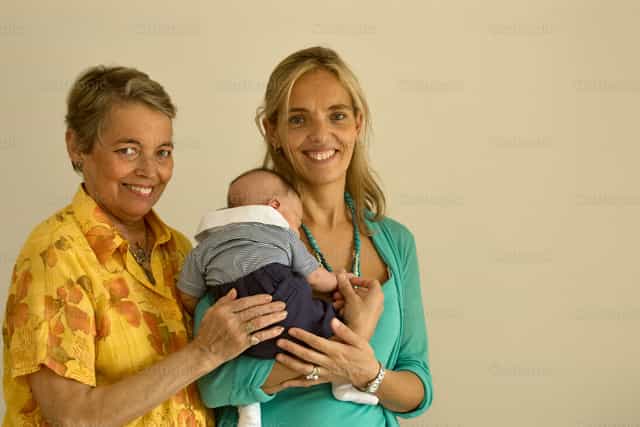 Grandmother, Mother, and Son - Catholic stock images - Photo by Pitangus Alfonso Asensio