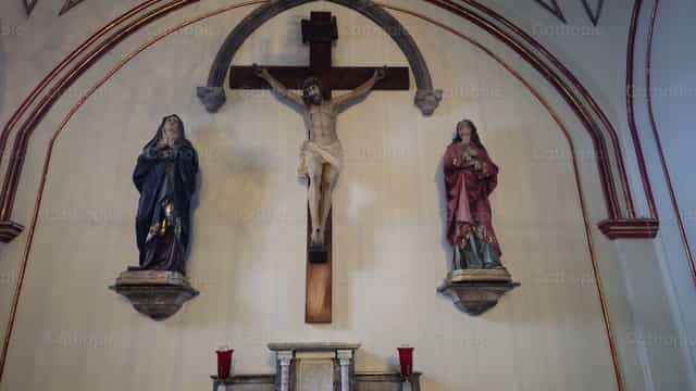 Gilid na kapilya ng Templo ng Kidlat - Mga Catholic stock image