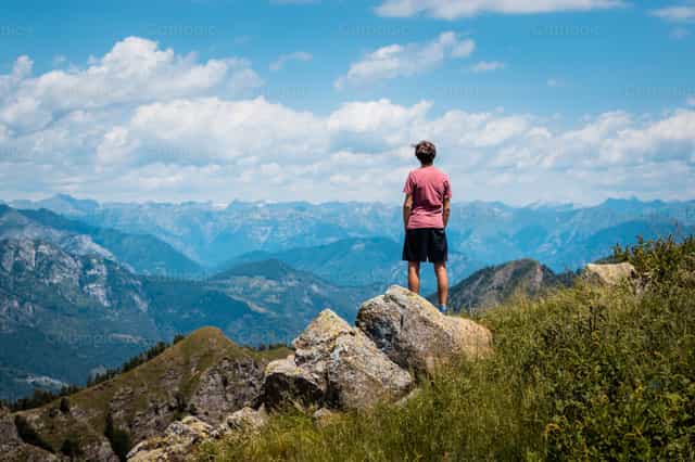 Towards the heights - Catholic stock images