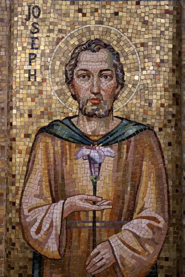 St. Joseph's lily - Catholic stock images