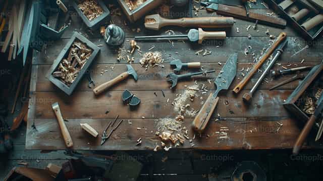 Working table - Mga Catholic stock image - Larawan ni Carolina BR