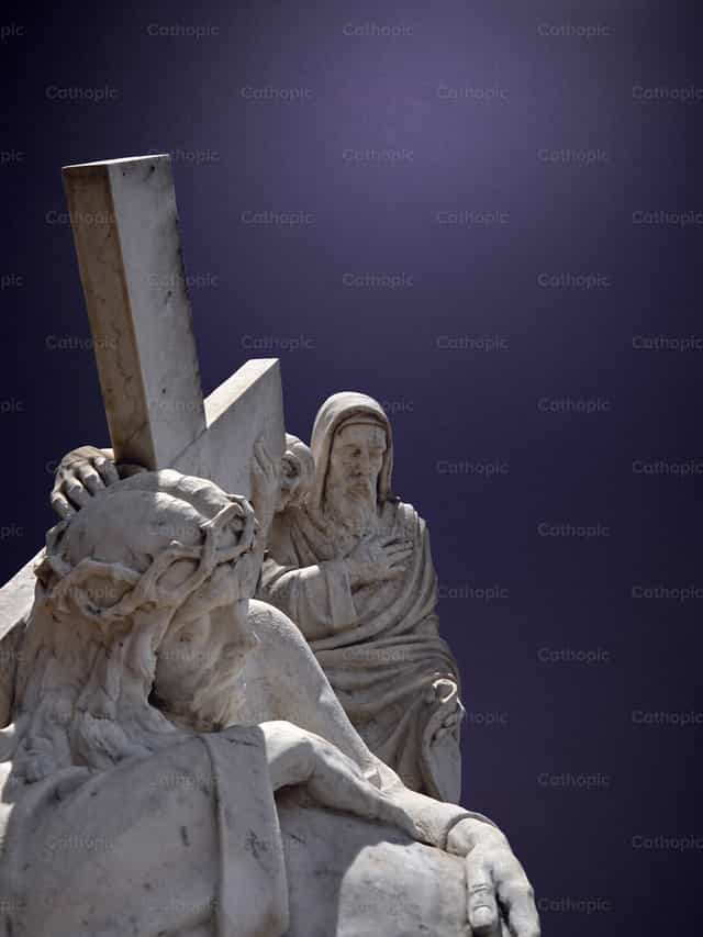 Jesús cae por tercera vez - Banco de imágenes católicas