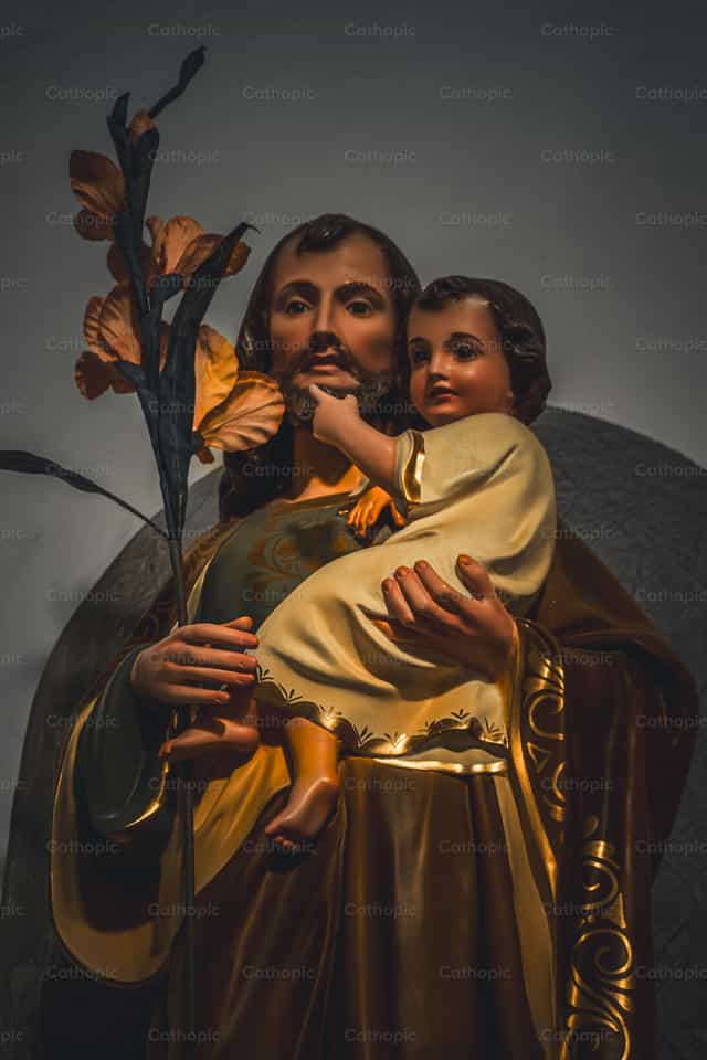 Patriarkang San Jose - Mga Catholic stock image