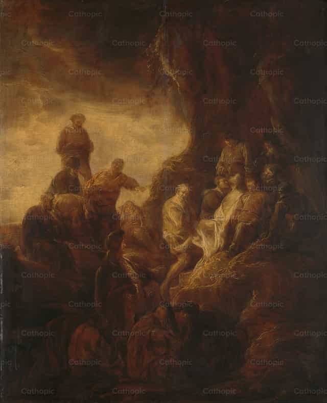 Die Grablegung Christi - Katholische Stockfotos