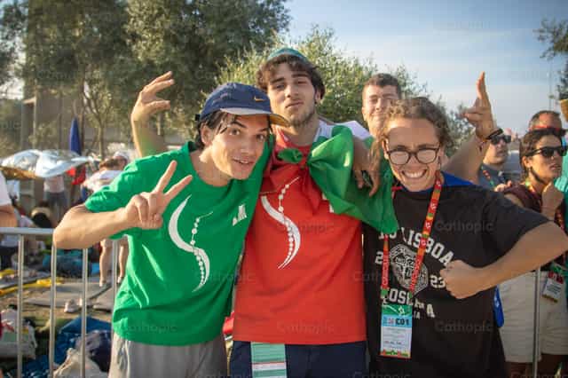 Témoignages de joie : expériences aux JMJ - Images catholiques de stock - Photo de Yandry Fernández Perdomo