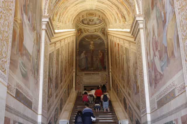 Escadas Sagradas - Imagens católicas de stock