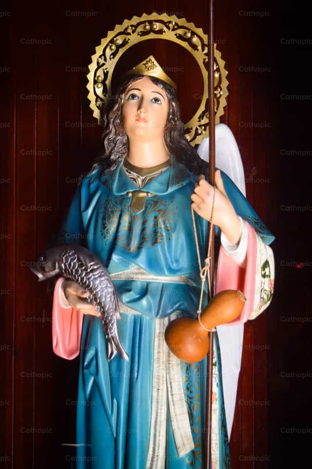 San Raffaele Arcangelo - Immagini stock cattoliche