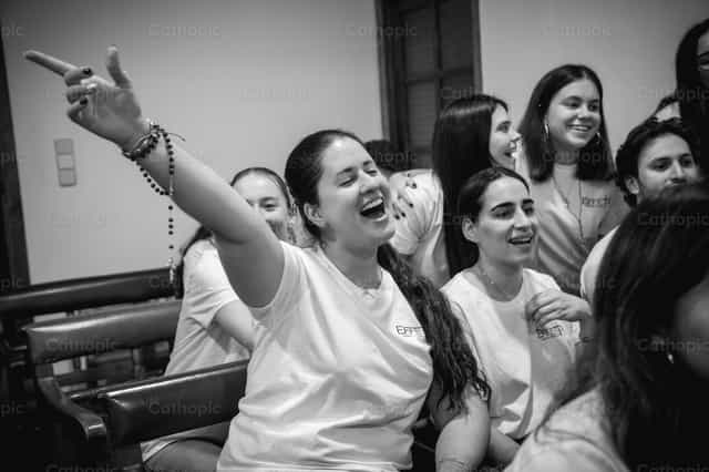Jóvenes comparten un retiro Effetá inolvidable - Banco de imágenes católicas - Fotografía por Yandry Fernández Perdomo