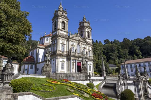 Iglesia del Buen Jesús en la Montaña, Braga - Banco de imágenes católicas - Fotografía por Paul Van Buekenhout