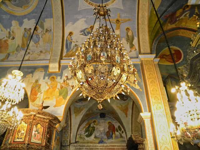 Greek Orthodox Church Interior - Catholic stock images