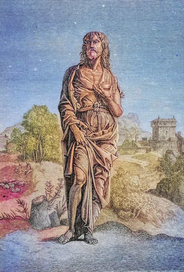 圣若翰洗者版画 - 天主教图库图片 - 摄影： Bible and Art
