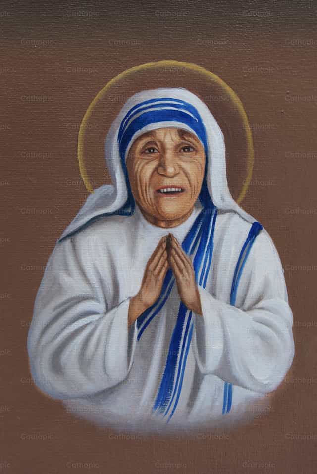 Santa Madre Teresa di Calcutta - Immagini stock cattoliche