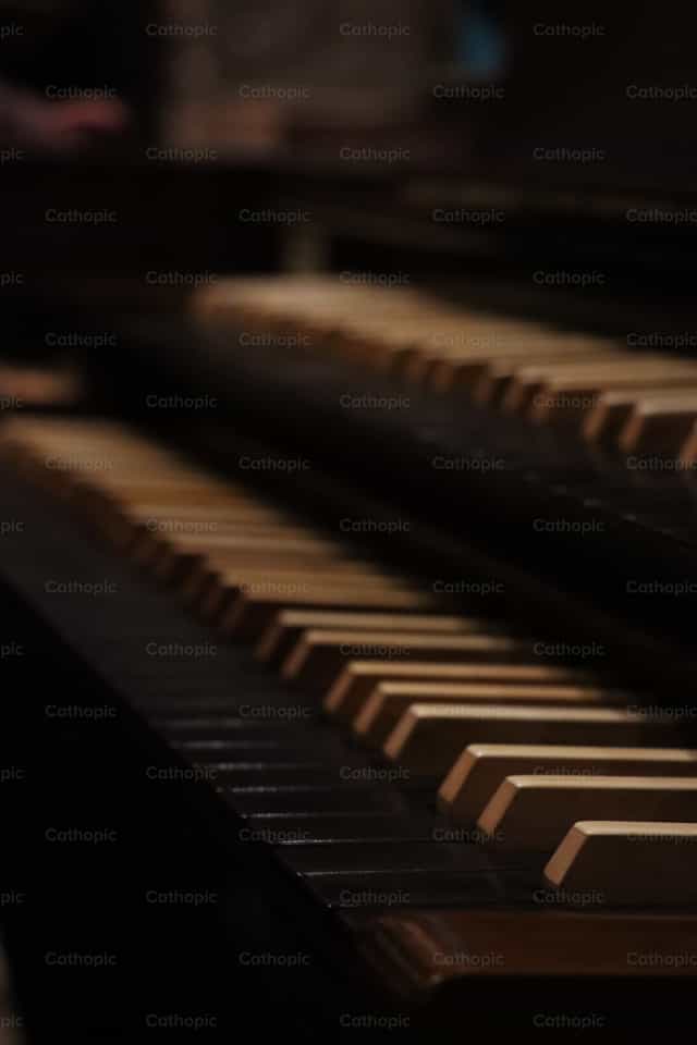 Klavier - Katholische Stockfotos