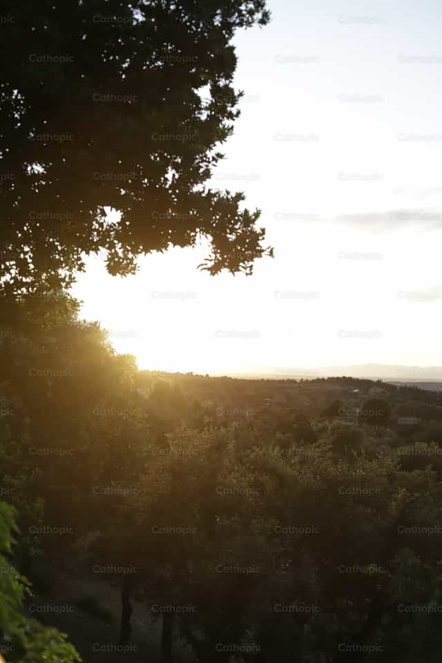 Atardecer - Banco de imágenes católicas