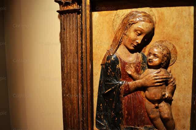 Madre e Figlio - Immagini stock cattoliche