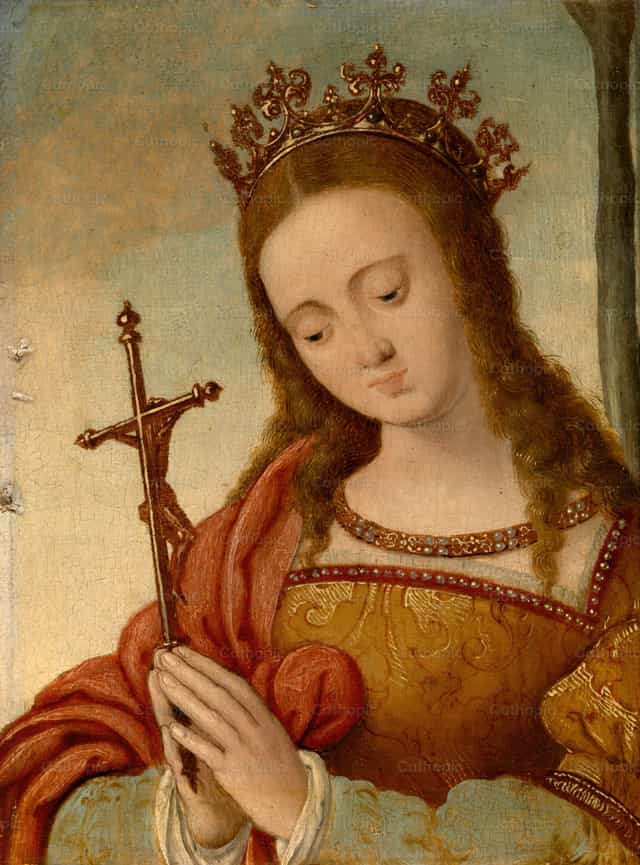 Santo in preghiera - Immagini stock cattoliche
