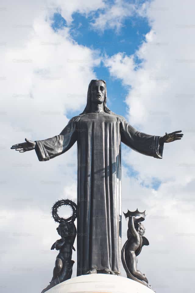Hari ng mga Hari si Kristo - Mga Catholic stock image