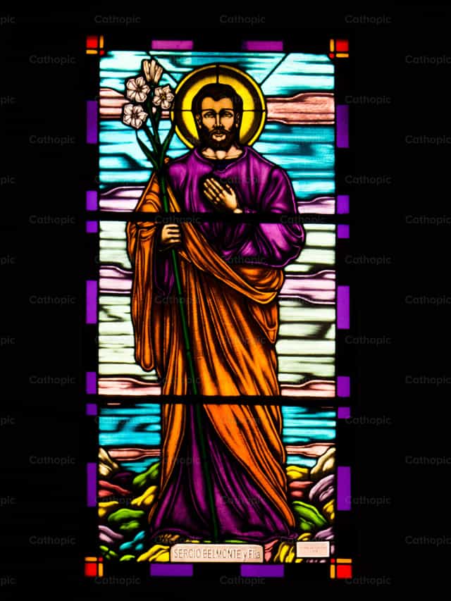 Vitral San José - Banco de imágenes católicas - Fotografía por Carlos Daniel