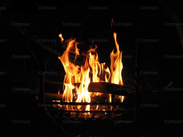 El calor del hogar - Banco de imágenes católicas
