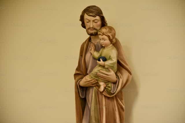 Hl. Josef und das Jesuskind - Katholische Stockfotos
