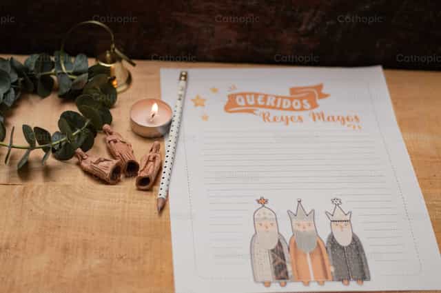 Lettera ai Tre Magi - Immagini stock cattoliche - Foto di Carolina BR