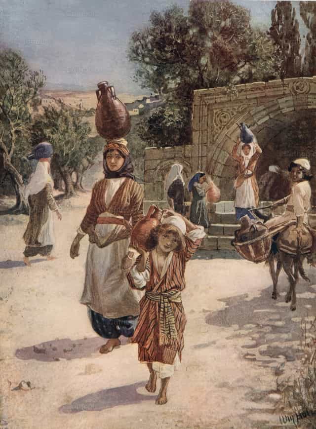 Jézus gyermekkora Názáretben - Katolikus stockképek - Fotó: Restored Christian Art