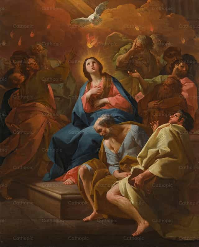 Pentekostes - Mga Catholic stock image - Larawan ni Restored Christian Art