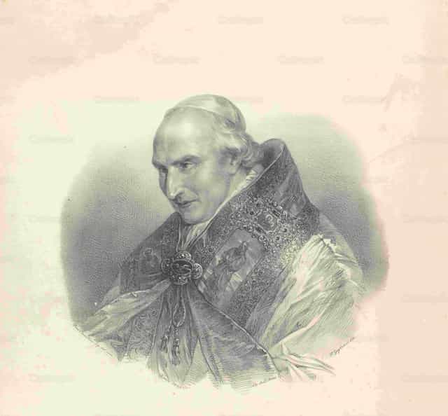 Larawan ni Papa Pius VIII - Mga Catholic stock image