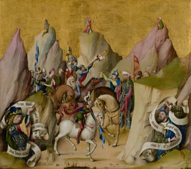 三王相会，与达味和依撒意亚同在 - 天主教图库图片 - 摄影： Restored Christian Art