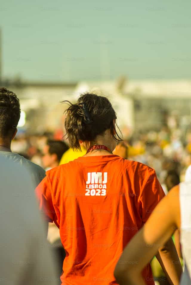 In evidenza GMG Lisbona 2023 - Immagini stock cattoliche