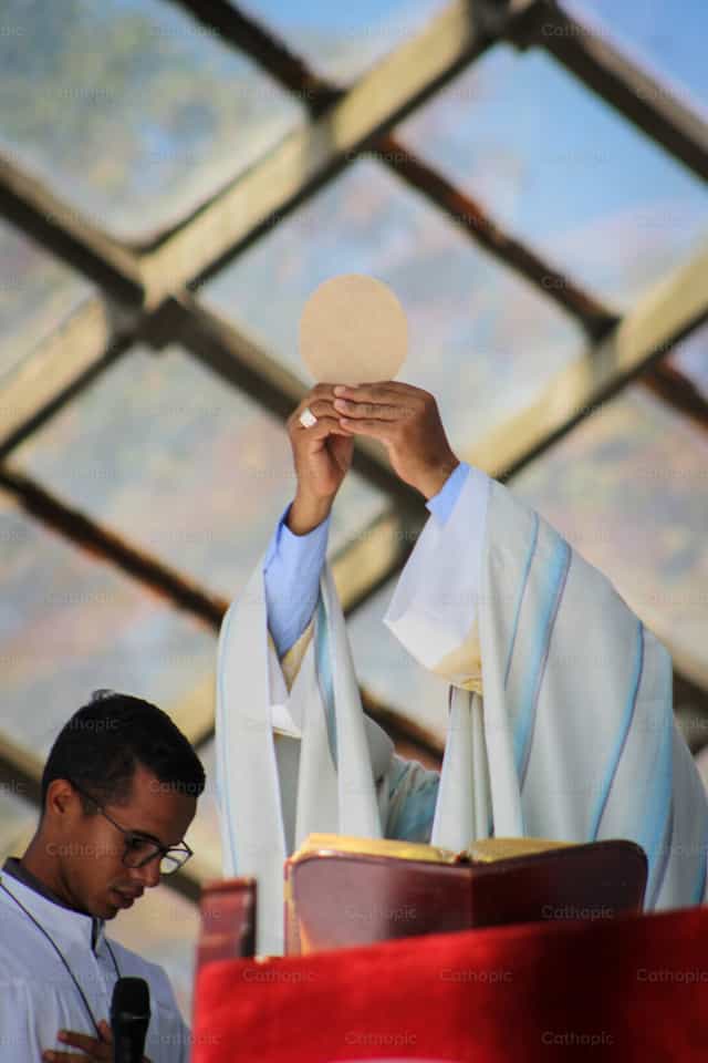 Milagre Eucarístico do Amor - Imagens católicas de stock - Foto de Andrés José Barbera Zambrano