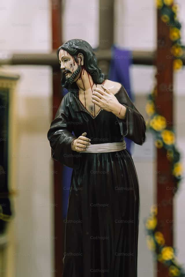 Jesus do Grande Poder - Imagens católicas de stock