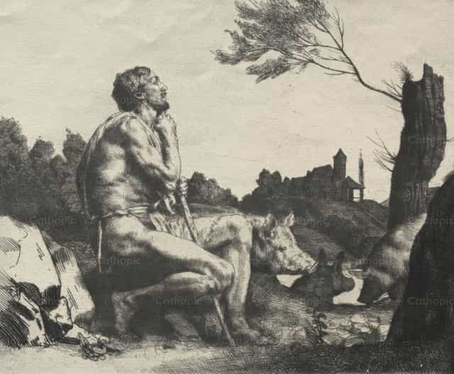 Le fils prodigue - Images catholiques de stock - Photo de Restored Christian Art